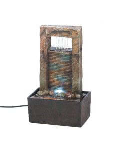CASCADING WATER TABLETOP FOUNTAIN